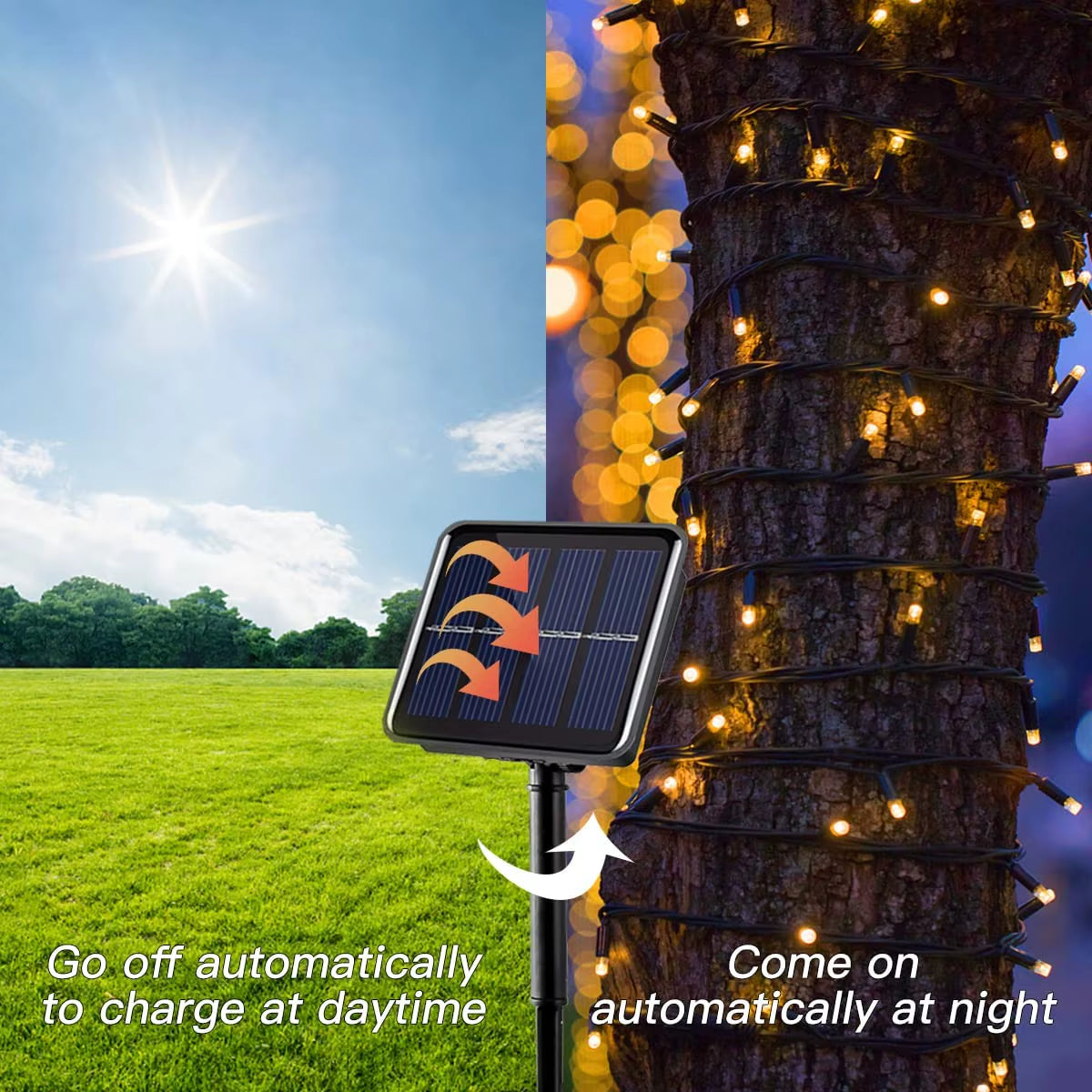 32M/22M/7M Solar Fairy String Lights 300 LED Outdoor Garden Lighting Solar Power Lamp Christmas Garland Camping Party Decoration