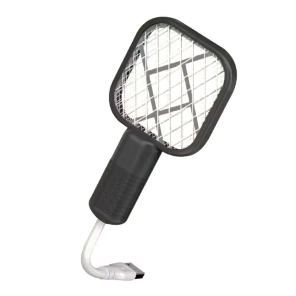 USB Mosquito Swatter Portable UV Light Car Mosquito Killing Trap Household Outdoor Picnic Camping Travel Hotel Pest Repellent