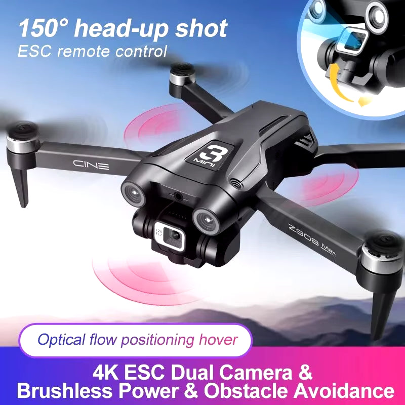 Z908 Pro Max Drone Professional 8K GPS Dual HD Aerial Photography FPV Brushless Obstacle Avoidance Quadcopter 9000M