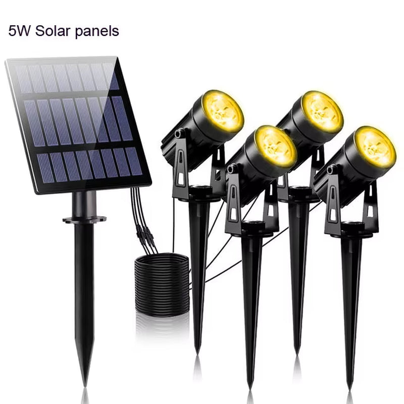 LED Solar Light Outdoors IP65 Waterproof Warm White Cold White Solar Garden Lighting Outdoor Decoration Lawn Lamps