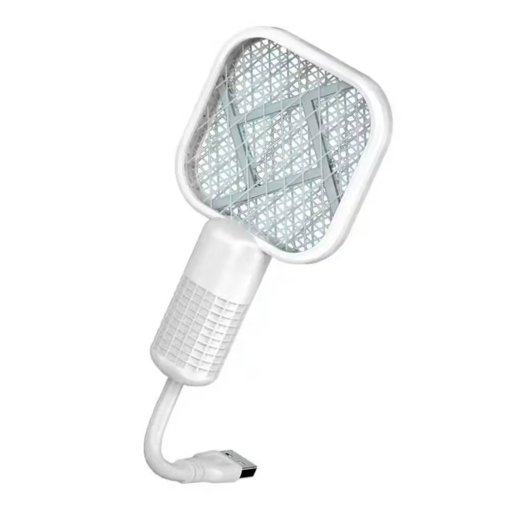 USB Mosquito Swatter Portable UV Light Car Mosquito Killing Trap Household Outdoor Picnic Camping Travel Hotel Pest Repellent