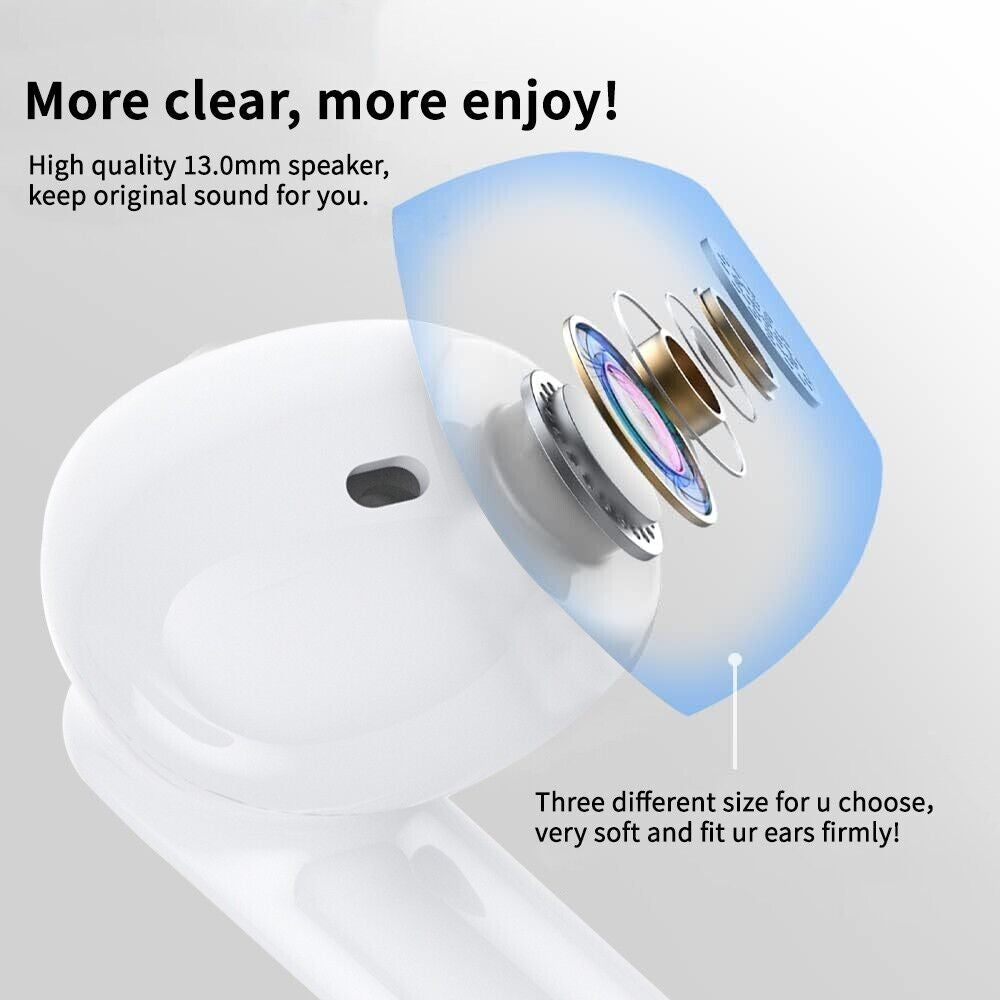 TWS Wireless Earbuds Headphone ANC Bluetooth 5.4 Earphones for Android & Iphone