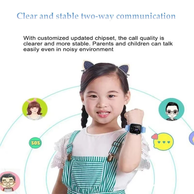 Xiaomi  Kids Smartwatch Wifi 4G SOS GPS Waterproof Watch with Camera Video Call Analogue Card School Electronic Smartwatch