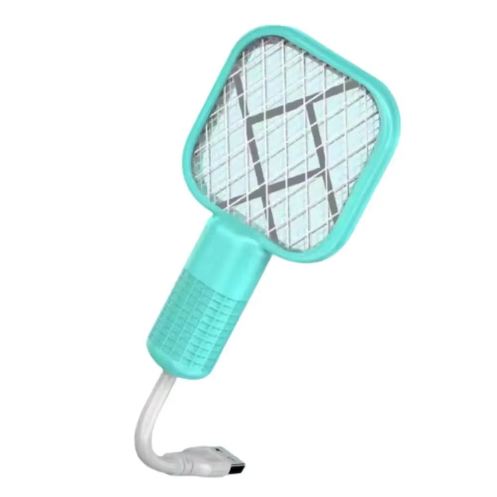 USB Mosquito Swatter Portable UV Light Car Mosquito Killing Trap Household Outdoor Picnic Camping Travel Hotel Pest Repellent