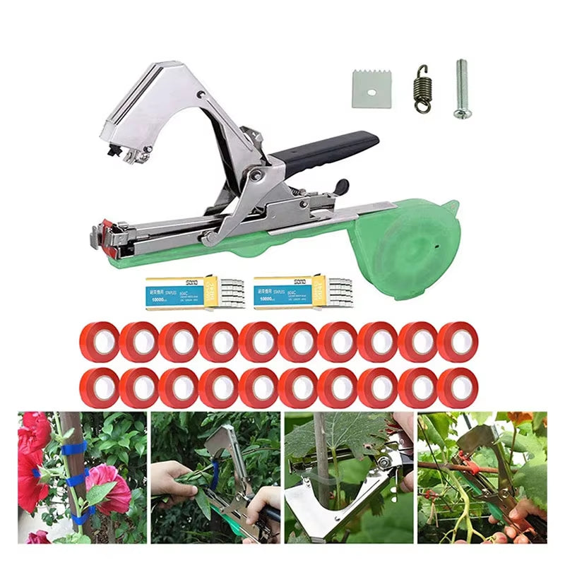 Garden Plants Tying Machine Plant Branch Hand Tying Binding Machine Minced Vegetable Tapetool Tapener Tapes Garden Tools