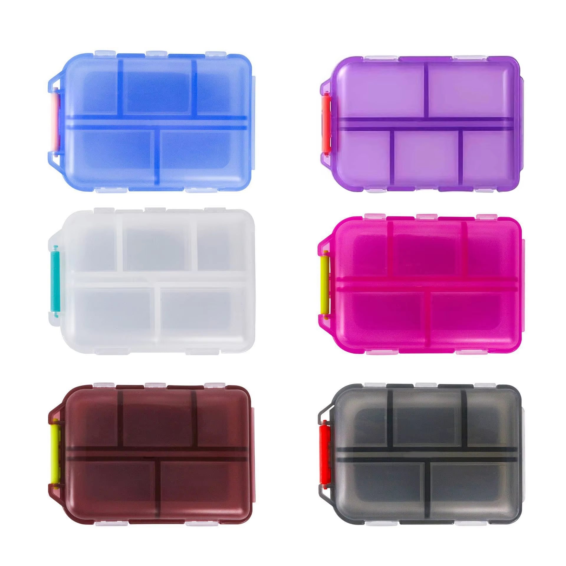 10 Grids Pill Organize Storage Container with 147 Labels Pill Case Health Medicine Organizer Travel Supply Mini Pill Box