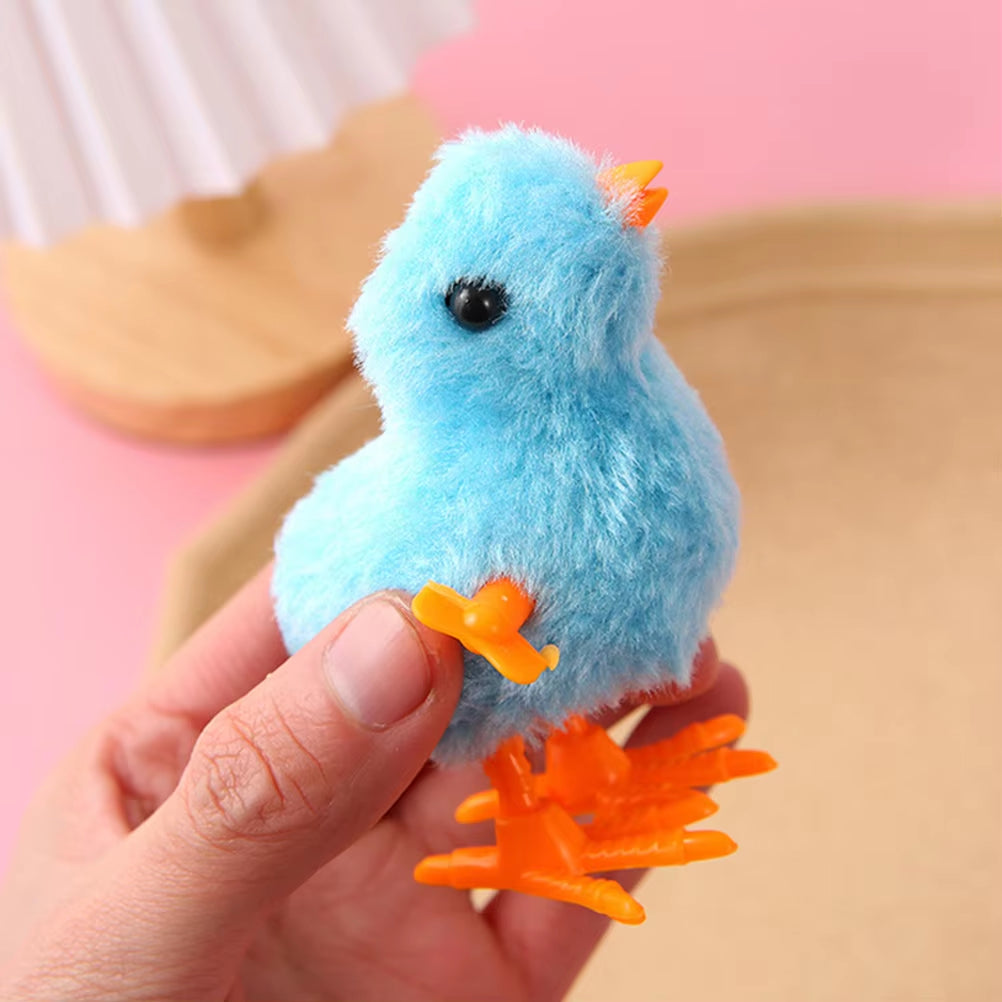 8Pcs Wind up Chicken Toys for Pets Interactive Jumping Chick Toy with Exciting Movement and Safe Materials