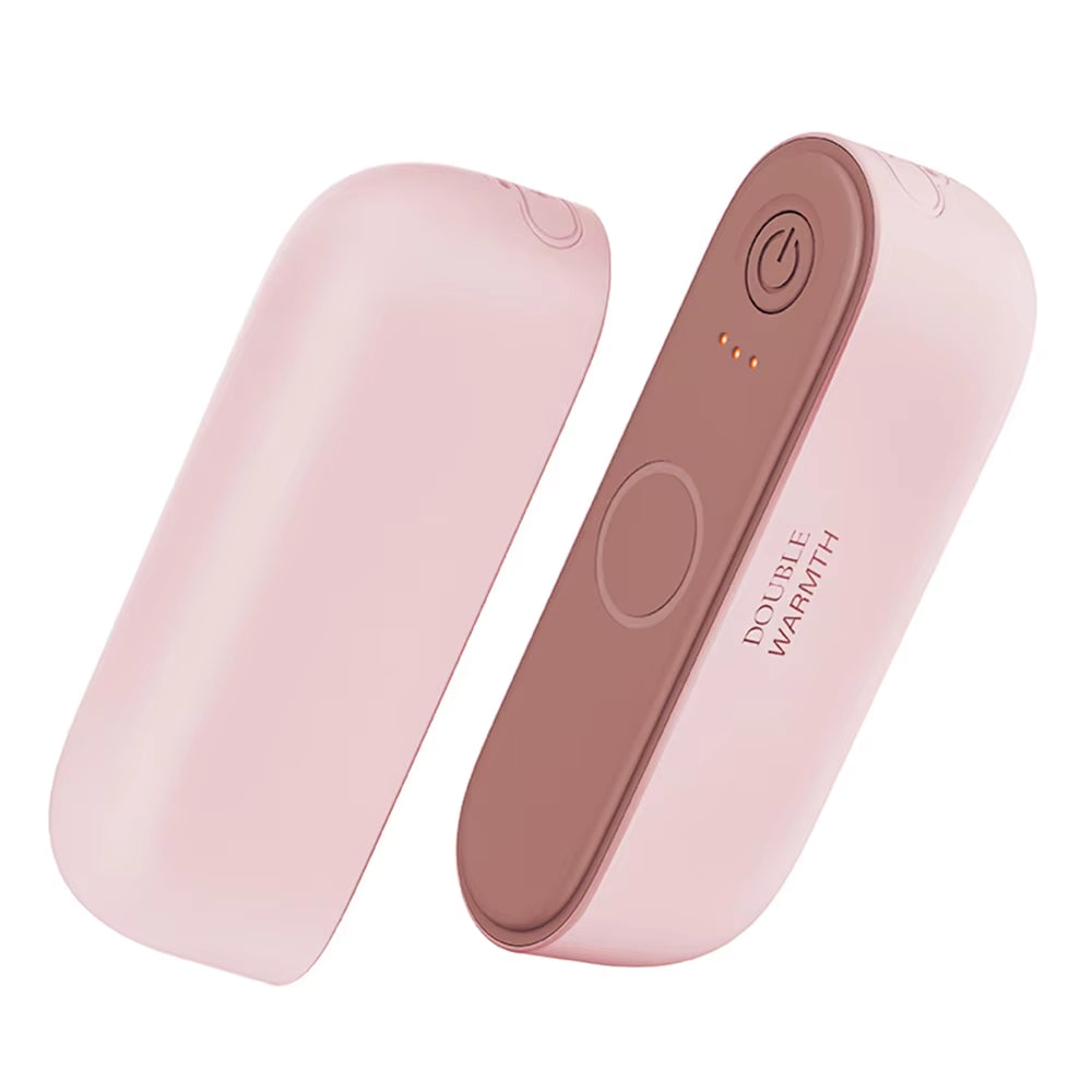 2 in 1 Magnetic Rechargeable Hand Warmers Small Pocket Portable Detachable Magnetic USB Charging Treasure Heating Warmer