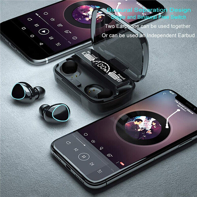 Bluetooth Wireless Headphones TWS Earphones Mini In-Ear Pods for Iphone Android